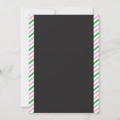 Invitation Fête d'anniversaire d'invitation d'anniversaire de (Dos)