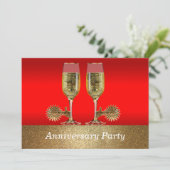 Invitation Fête d'anniversaire d'invitation de mariage wester (Debout devant)