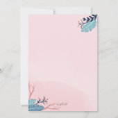 Invitation Fête d'anniversaire d'Ours d'hiver (Dos)