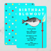 Invitation Fête d'anniversaire drôle (Devant / Derrière)