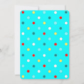 Invitation Fête d'anniversaire drôle (Dos)