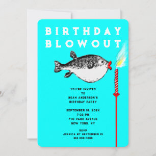 Invitation Fête d'anniversaire drôle
