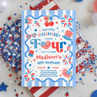 Fête d'anniversaire du 14 juillet Little Firecrack