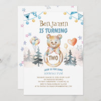 Fête d'anniversaire du bébé d'ours de nounours