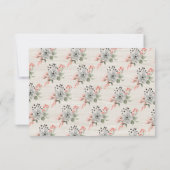 Invitation Fête d'anniversaire du Boho Horse Merci de patient (Dos)