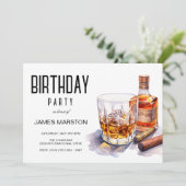 Invitation Fête d'anniversaire du Bourbon et du Cigar (Debout devant)