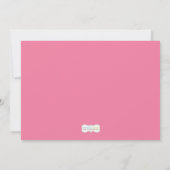 Invitation Fête d'anniversaire du camion à glace (Dos)