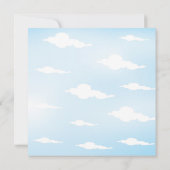 Invitation Fête d'anniversaire du cerf-volant (Dos)