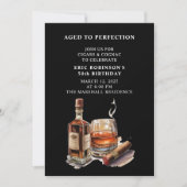 Invitation Fête d'anniversaire du cigare (Devant)