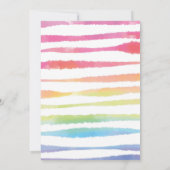 Invitation Fête d'anniversaire du Flamant rose Taco (Dos)