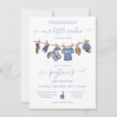 Invitation Fête d'anniversaire du football (Devant)