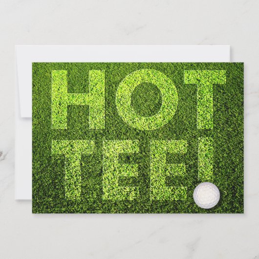 Invitation Fête d'anniversaire du Golf des dames (Devant)