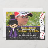 Invitation Fête d'anniversaire du Magic Show (Devant)