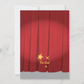 Invitation Fête d'anniversaire du magicien - Top Hat & Rabbit (Dos)