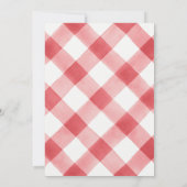 Invitation Fête d'anniversaire du marché des fermiers Waterco (Dos)