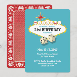 Invitation Fête d'anniversaire du Marquee Las Vegas