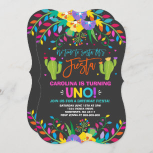 Invitation Fête d'anniversaire du Mexique