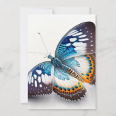 Invitation Fête d'anniversaire du papillon super créatif (Dos)