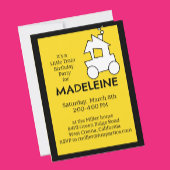 Invitation Fête d'anniversaire du petit train