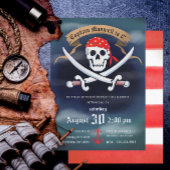 Invitation Fête d'anniversaire du Pirate