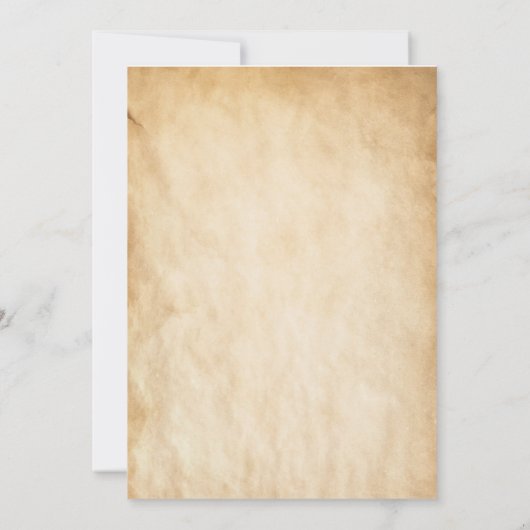 Invitation Fête d'anniversaire du Pirate (Dos)