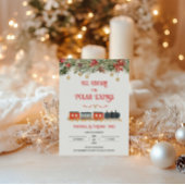 Invitation Fête d'anniversaire du Polar Express