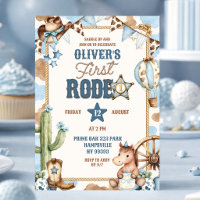 Fête d'anniversaire du premier rodéo de Blue Cowbo