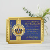 Invitation Fête d'anniversaire du prince royal (Debout devant)