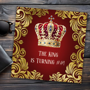 Invitation Fête d'anniversaire du roi homme