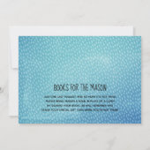 Invitation Fête d'anniversaire du train Watercolor (Dos)