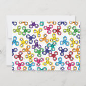 Invitation Fête d'anniversaire du voleur Fidget du garçon (Dos)