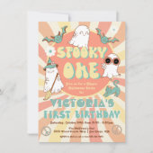 Invitation Fête d'anniversaire d'un Halloween éffrayant (Devant)