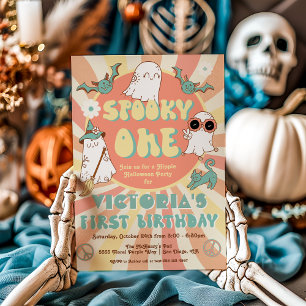 Invitation Fête d'anniversaire d'un Halloween éffrayant