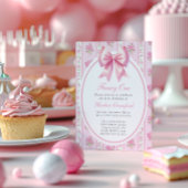 Invitation Fête d'anniversaire d'une coquette rose