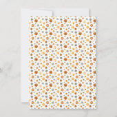 Invitation Fête d'anniversaire d'une oie sotte (Dos)