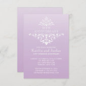 Invitation Fête d'anniversaire élégante avec une touche de la (Devant / Derrière)