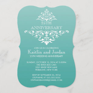 Invitation Fête d'anniversaire élégante avec une touche de ve
