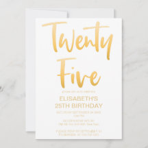 Fête d'anniversaire élégante et moderne simple bla