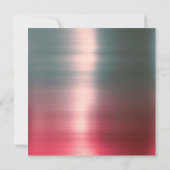 Invitation Fête d'anniversaire en argent rouge rose métalliqu (Dos)