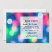 Invitation Fête d'anniversaire en voiture lors d'une soirée B (Devant)