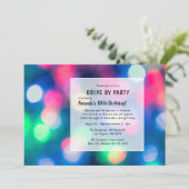 Invitation Fête d'anniversaire en voiture lors d'une soirée B (Debout devant)