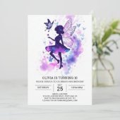 Invitation Fête d'anniversaire envoûtante pour les enfants (Debout devant)