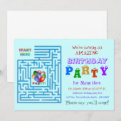 Invitation Fête d'anniversaire Extraordinaire (Devant / Derrière)