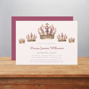 Invitation Fête d'anniversaire Fairytail princess