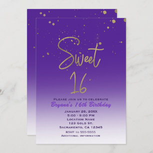 Invitation Fête d'anniversaire fascinante moderne du BONBON