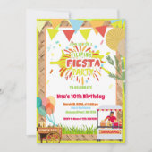 Invitation Fête d'anniversaire festive philippine (Devant)