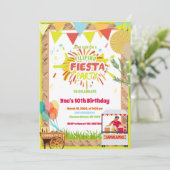 Invitation Fête d'anniversaire festive philippine (Debout devant)