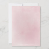 Invitation Fête d'anniversaire fleurie botanique (Dos)