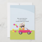 Invitation Fête d'anniversaire Fun Drive By (Dos)