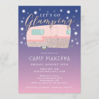 Fête d'Anniversaire Glamping Bedazzzed